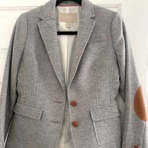 Banana Republic Light Grey Wool Blazer 2P (with elbow patch)